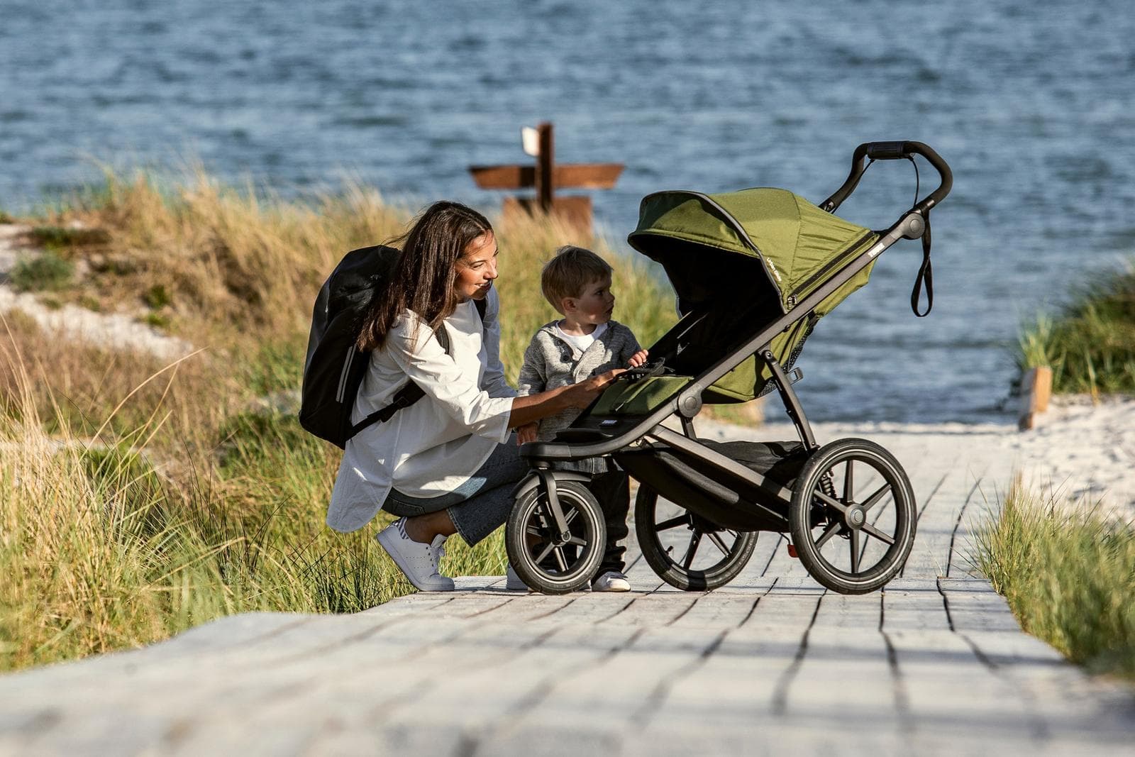 Kočárek Thule urban glide 3 s otočným předním kolem
