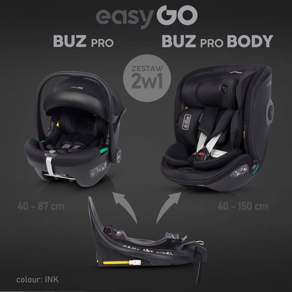 Sada autosedaček 2v1 EasyGo Buz Pro a Buz Pro Body