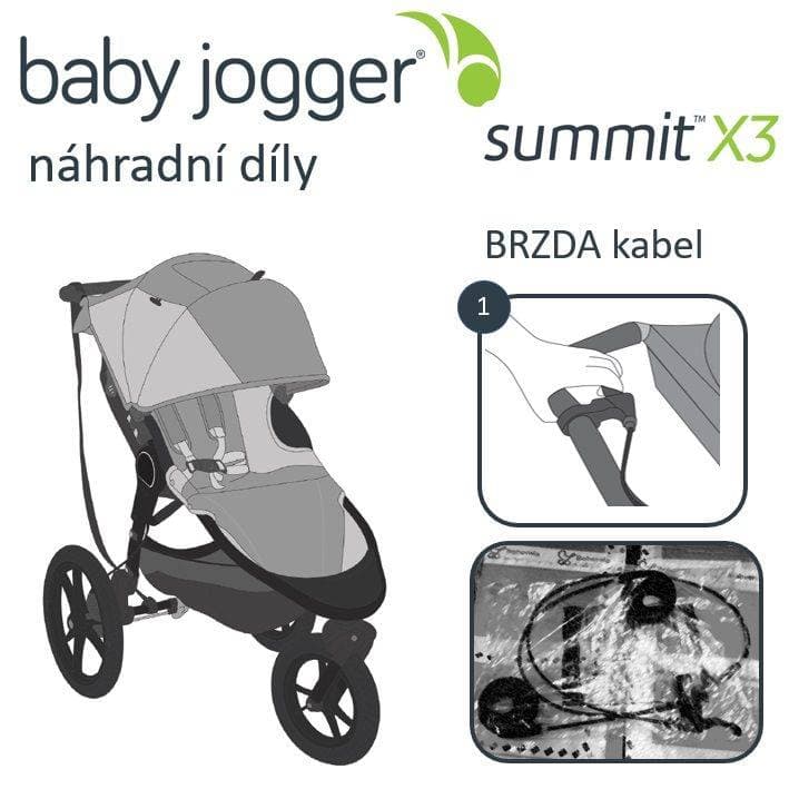 Baby Jogger Náhradní díl Brzdový kabel Summit X3